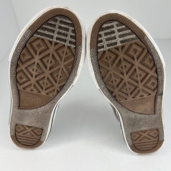 Converse Boys 635471F Gray All Star Mid Low Top Lace Up Size 2 Canvas Shoes - Picture 8 of 9